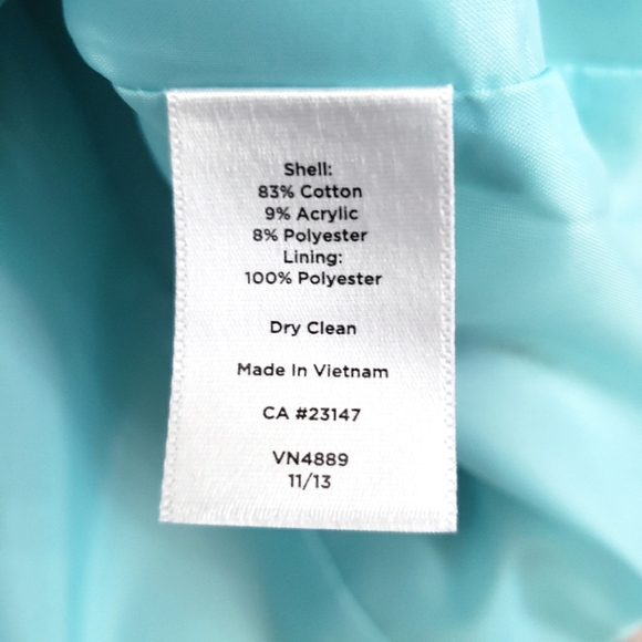 Nwot Talbots Bethany Aqua Oasis Tweed Shea… - Picture 7 of 15